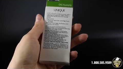 Custom Vape Cartridge Box by Shatter Labels