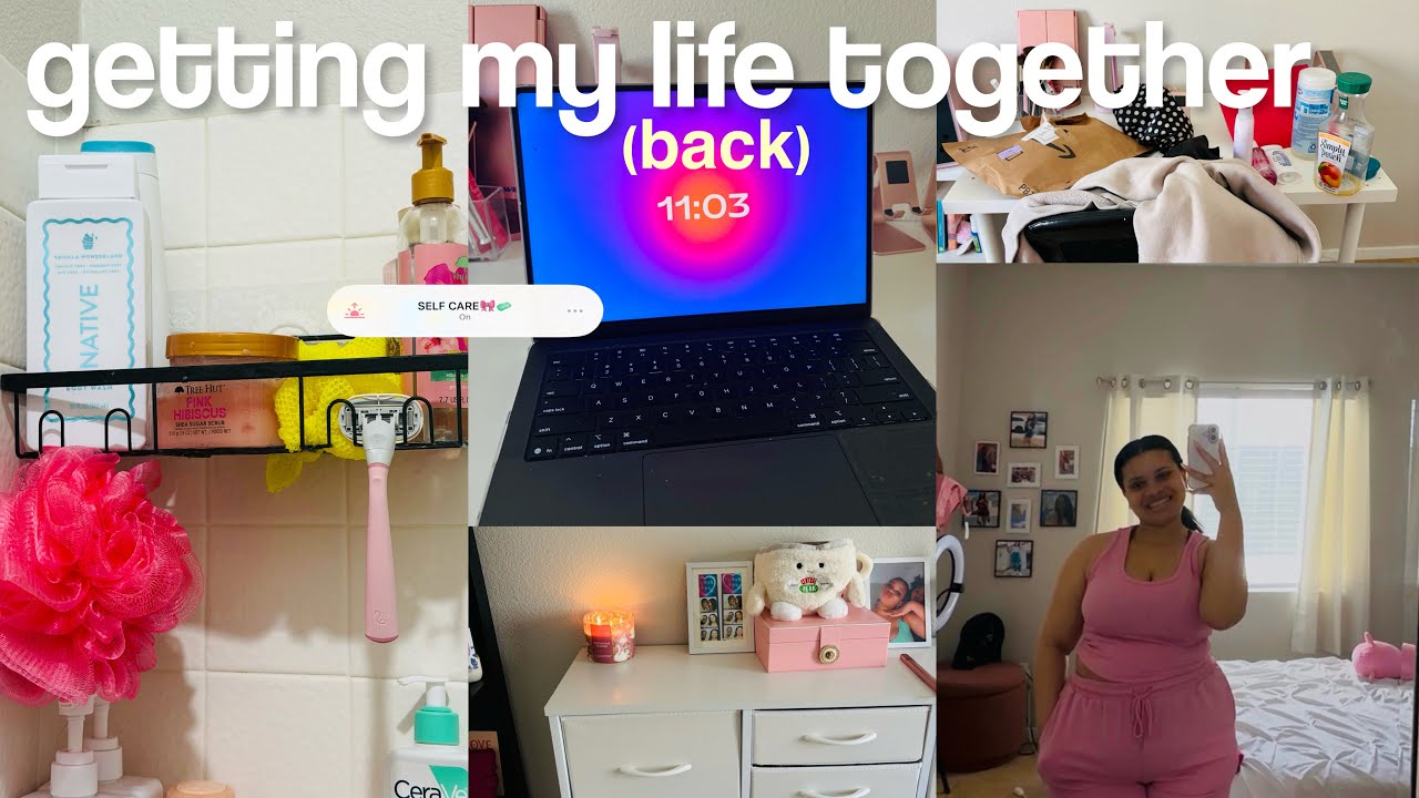 getting my life together ❤︎︎ * MUCH needed* (cleaning, skincare, + reset)