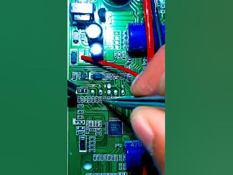 How to replace smd resistor #ebike controller #soldering #viral #