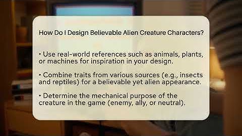 How Do I Design Believable Alien Creature Characters? - Video Gamers Vault