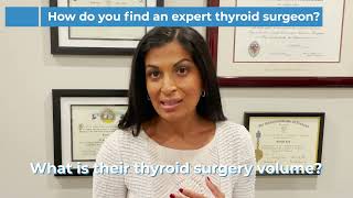 A complicated goiter underscores how important it is to find an expert thyroid surgeon