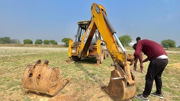 Kirlosker JCB 3DX Backhoe Owner and Operator Small Bucket to Big Bucket Change