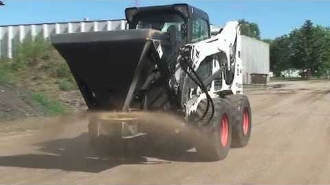 Triple S Salt, Sand and Fertilizer Spreader Skid Steer Attachment
