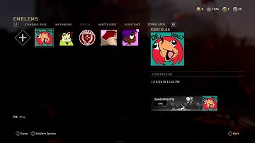 COD WW2 HOW TO FINESSE EMBLEMS FROM PEOPLE