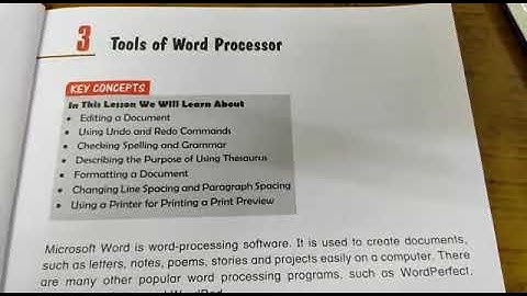 STD IV, COMPUTER, CHAPTER 3, PART 1