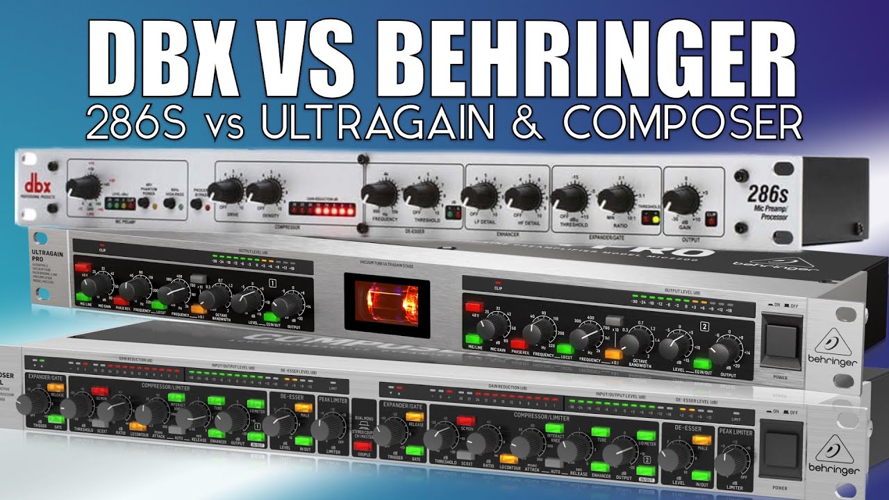 Behringer Composer PRO XL MDX Review AUDIO TEST   YouTube