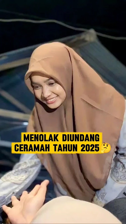 Refused invitation to give talks, Ning umi Laila's studies.