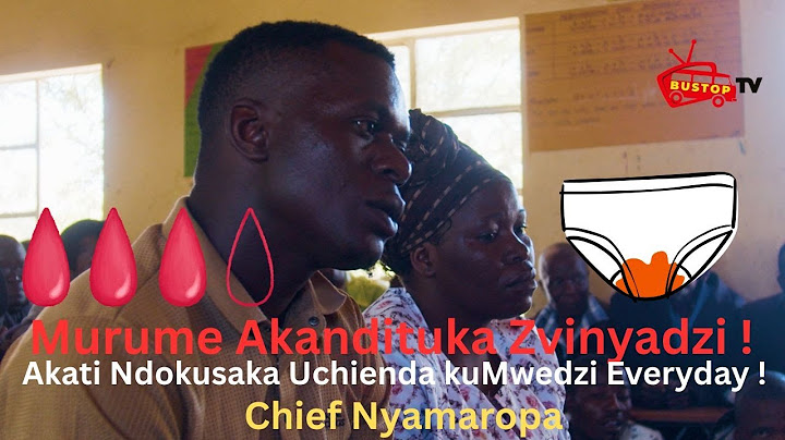 Murume Akandituka Zvinyadzi ! Akati Ndokusaka Uchienda kuMwedzi Everyday !  Chief Nyamaropa
