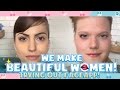 WE MAKE BEAUTIFUL WOMEN! | Trying Out Faceapp!