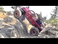 Rock crawler rubicon trail wifes first time driving jeep beast finished obstacle testin skills