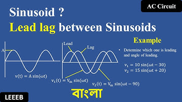 What is Sinusoid | Lead Lag Sine wave (in Bangla) #Sinusoid