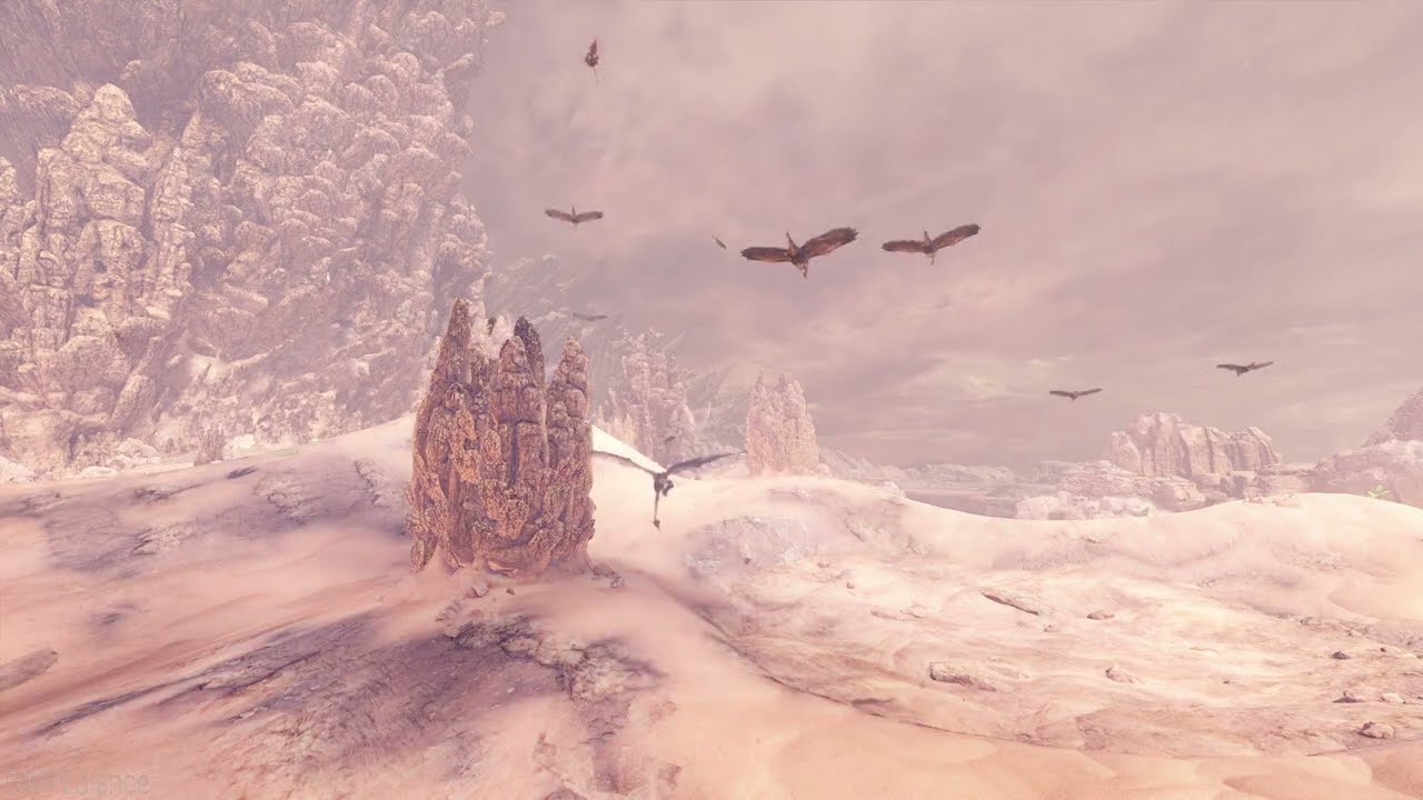 3 Hour - Monster Hunter: World - Wildspire Waste Windy Desert Ambience