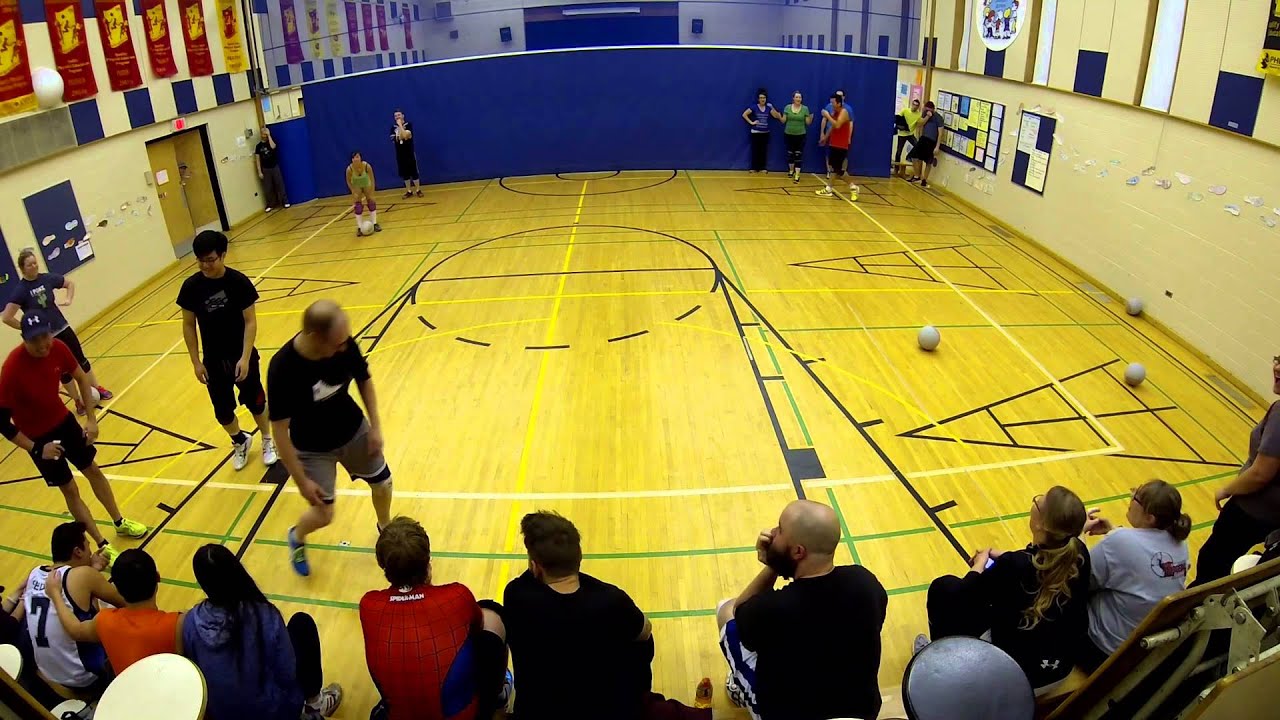 Dodgeball Spectator Headshot from 80km/h Dodgeball YouTube