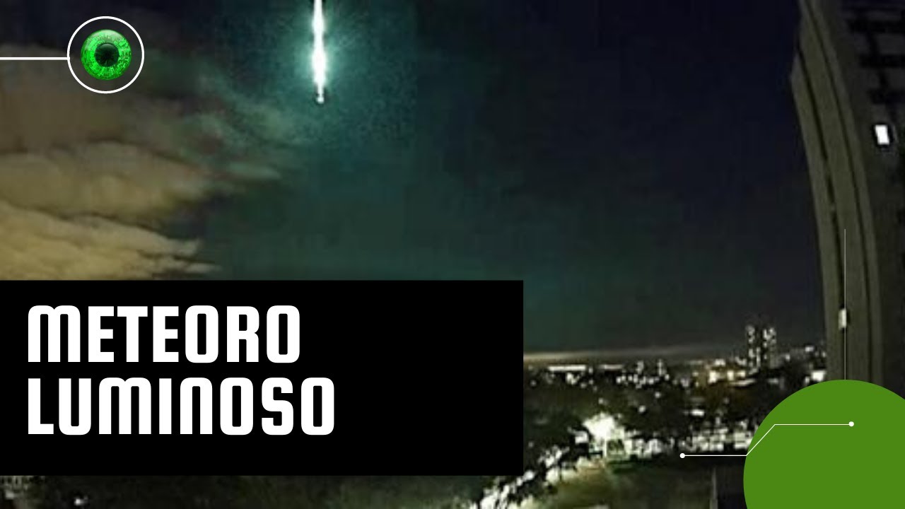 Meteoro passa sobre o Paraguai e ilumina o céu no Brasil