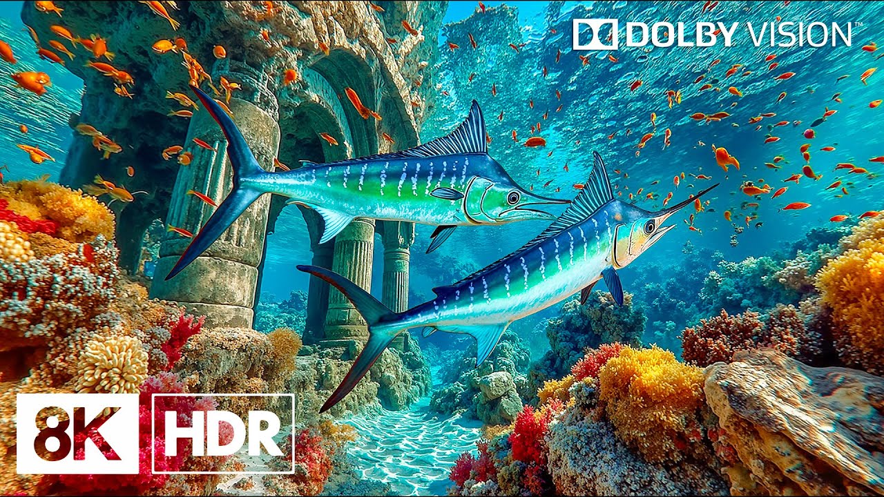 Beautiful Coral Reef Creatures in 8K HDR | Dolby Vision™