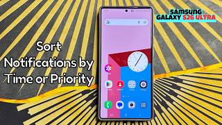 Sort Notifications by Time or Priority on Samsung Galaxy S26 Ultra #tutorial screenshot 4