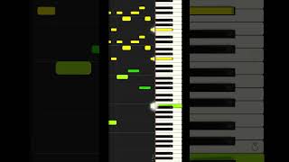 His Theme (Advanced Piano Tutorial) - Undertale #shorts