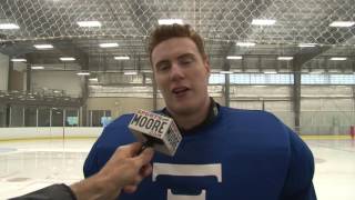 Evan Fitzpatrick leaves for Blues Development camp
