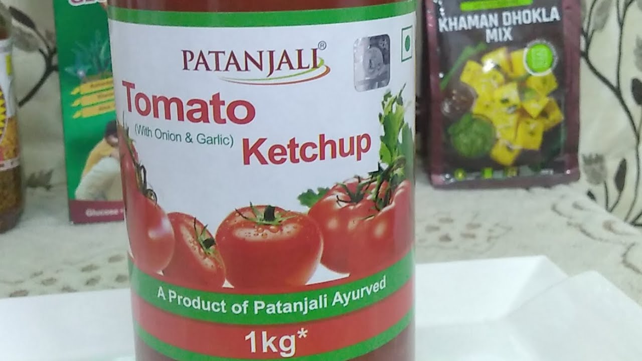 Patanjali Tomato Ketchup : Nutritional Value and Quick Review (Hindi) (Live Video)