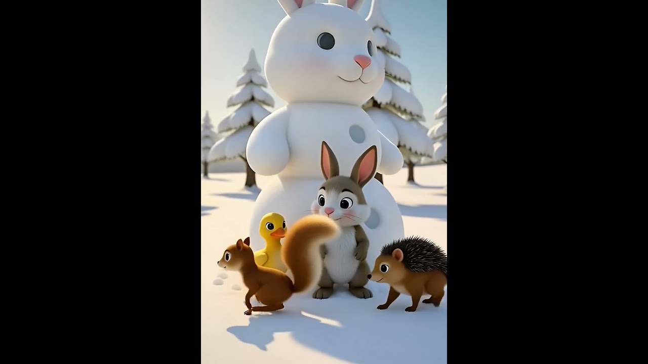 “Binky’s Snowman Moment That Melts Your Heart ❄️🐰”