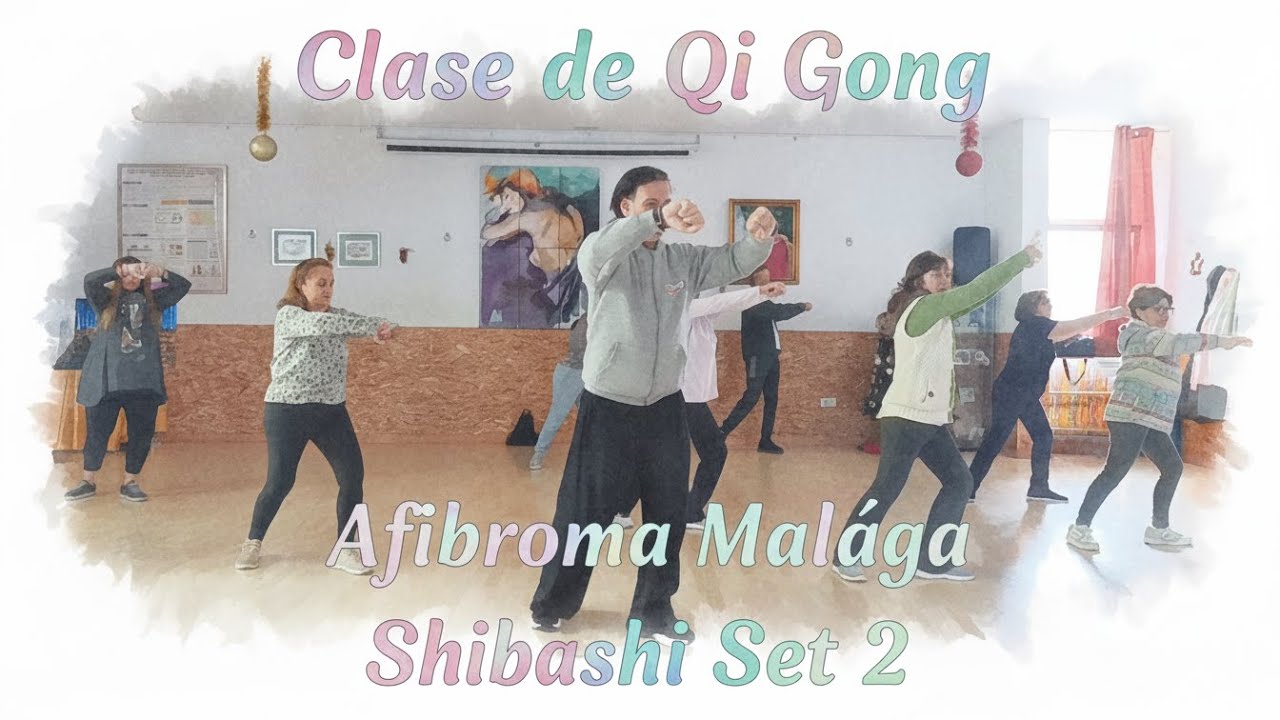 Clase de Qi gong en Afibroma - Serie Shibashi set 2
