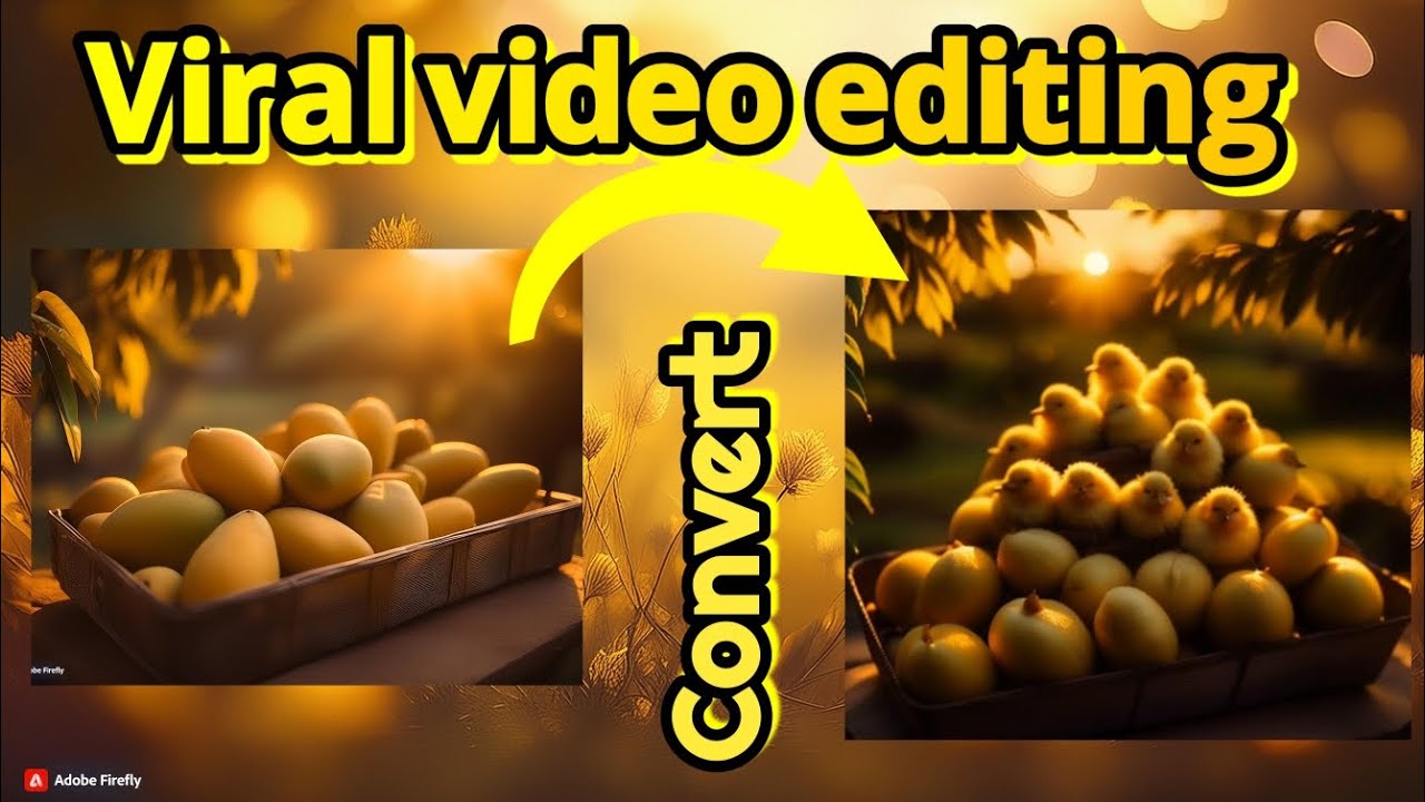 Viral photo to animal reel create ("Transforming Fruit into Animals")Bangla toutorial.