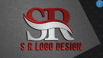 S R Professional Logo Design Tutorial |Pixellab logo design🔥👌