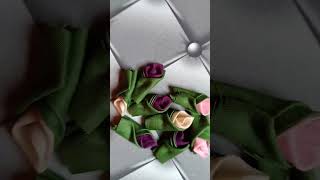 🪡🧵 something new somthing different Cloth flower design #fabric flower design #fashion #shots