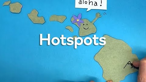 What causes volcanic hotspots?