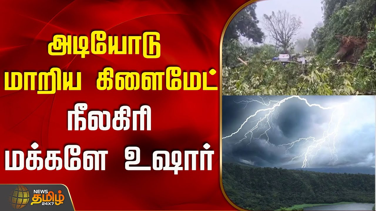 அடியோடு மாறிய கிளைமேட்.. நீலகிரி மக்களே உஷார் | Nilgiris Heavy Rain | Tree Fall