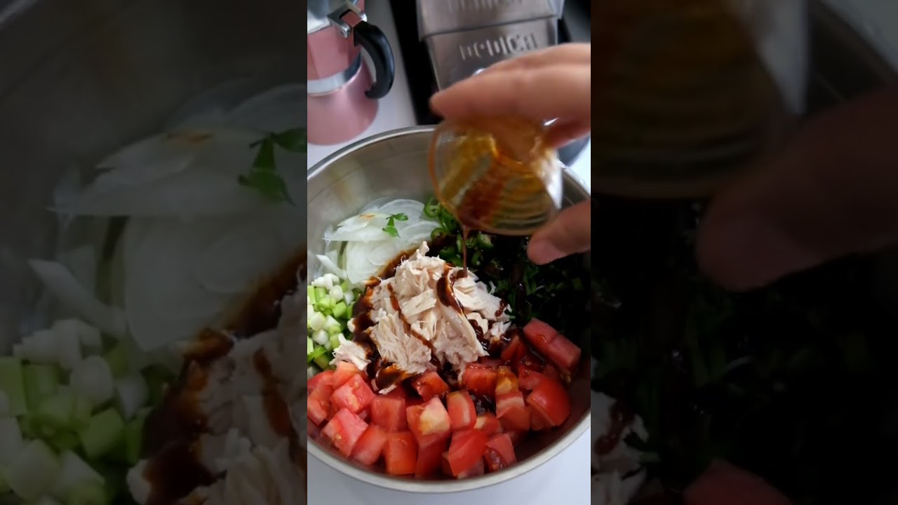 Pratik Tavuklu Salata(Dengeli Salata Tarifi)