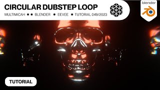 create circular spinning dubstep visual (blender 3.5.1)