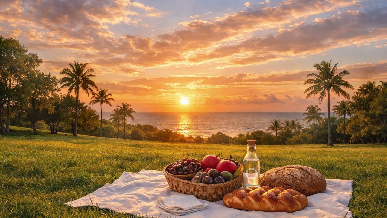 Sunset Nature Ambience | Calm Tu B’Shevat Soundscape אווירת ט״ו בשבט רגועה בטבע פתוח