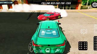 Follow Red Car For 120 Seconds - Car Parking Multiplayer - Android