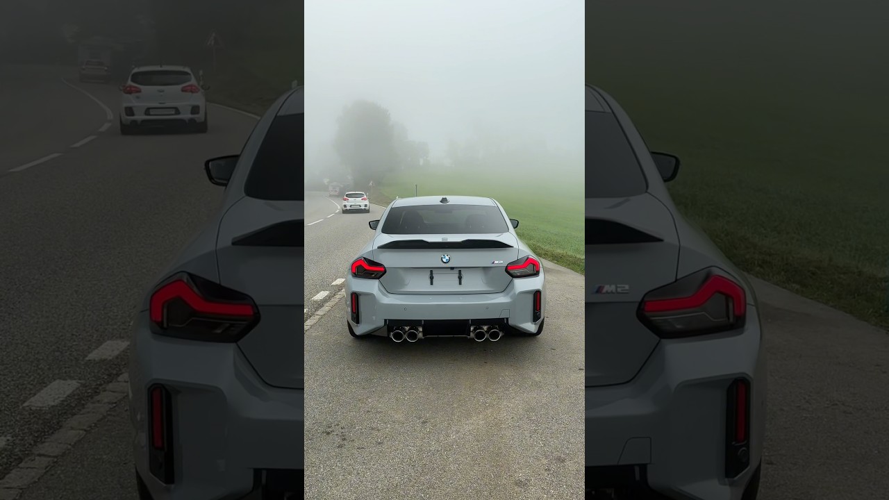 The bmw g87 M2 gets a new carbon spoiler lip. Looks so much better with it. 