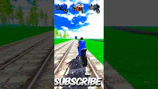 NEW TRAIN 🚂 VS NINJA H2R BIKE 😱 CHALLENGE | VIDEO | INDIAN BIKE DRIVING 3D GAME 🎮