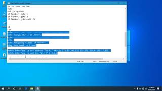 How To assign static IP Address with CMD/Batch file
