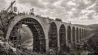 How 800 Workers Built America’s Giant Stone Railroad Viaduct in One Year