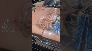 Lowrider mural for 63 Impala. #lowrider #63impala #mural #art #classiccars #おすすめ #youtubeshorts