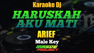Karaoke Dj Haruskah Aku Mati Arief Male Key By Masde Project