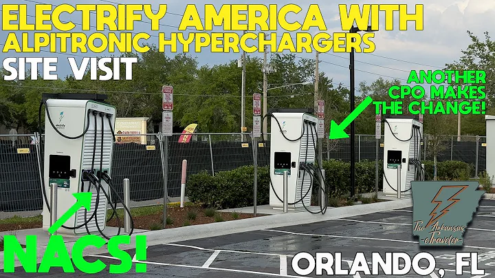 Electrify America with Alpitronic Hyperchargers in Orlando, FL: EV Charging Site Visit