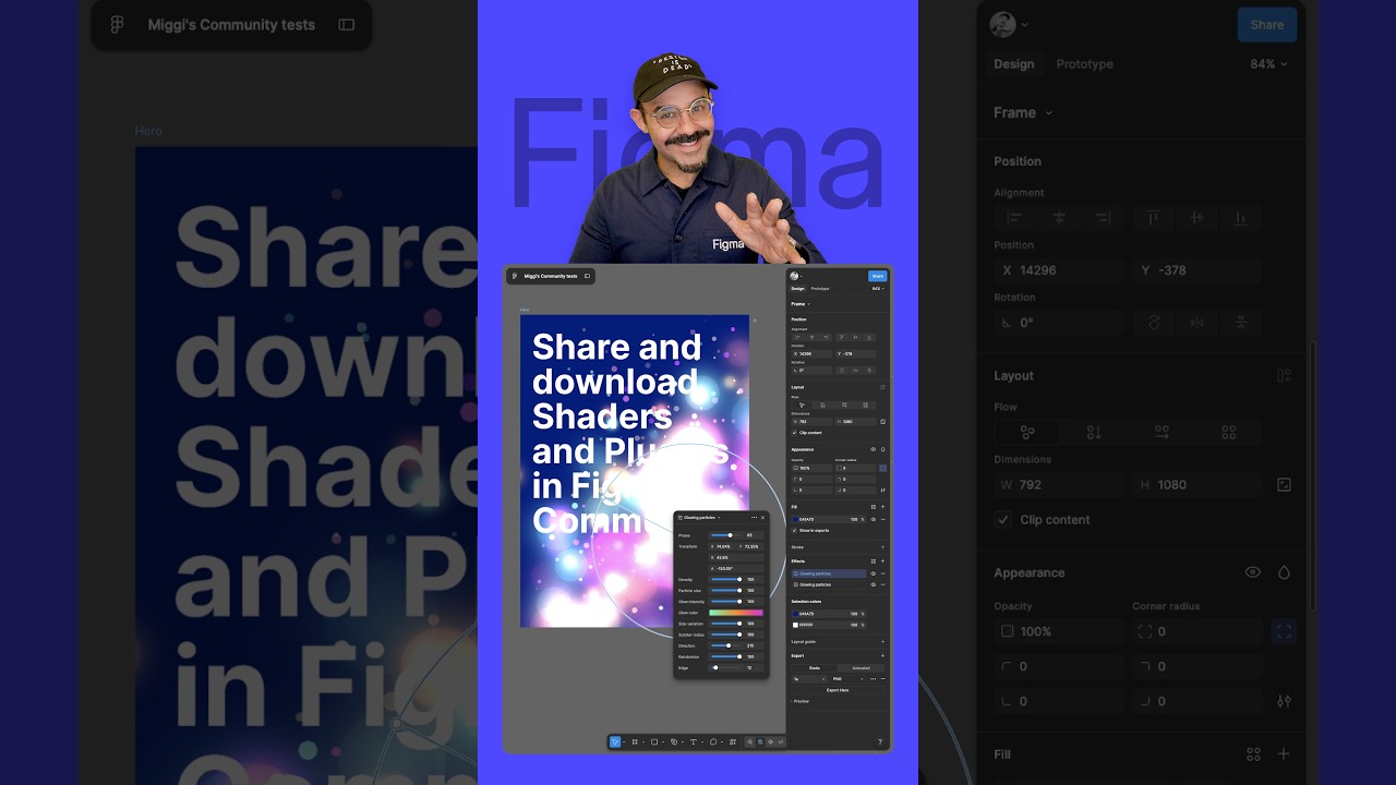 Share shaders and generative plugins in the Figma Community