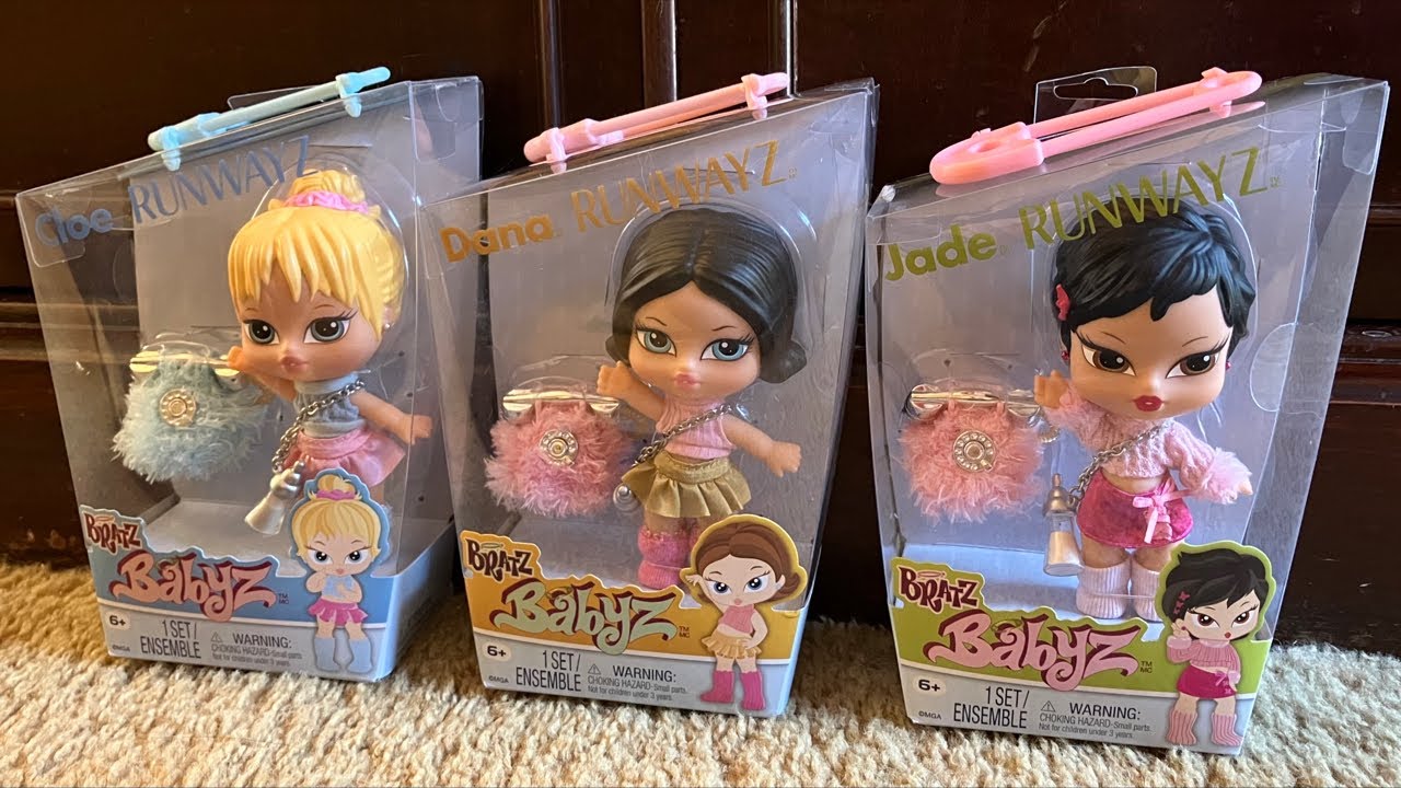 Unboxing NEW Bratz Babyz Runwayz Cloe, Jade, and Dana Dolls Live!