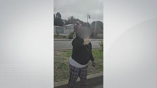 Woman caught on camera pepper-spraying driver in Vallejo road rage incident