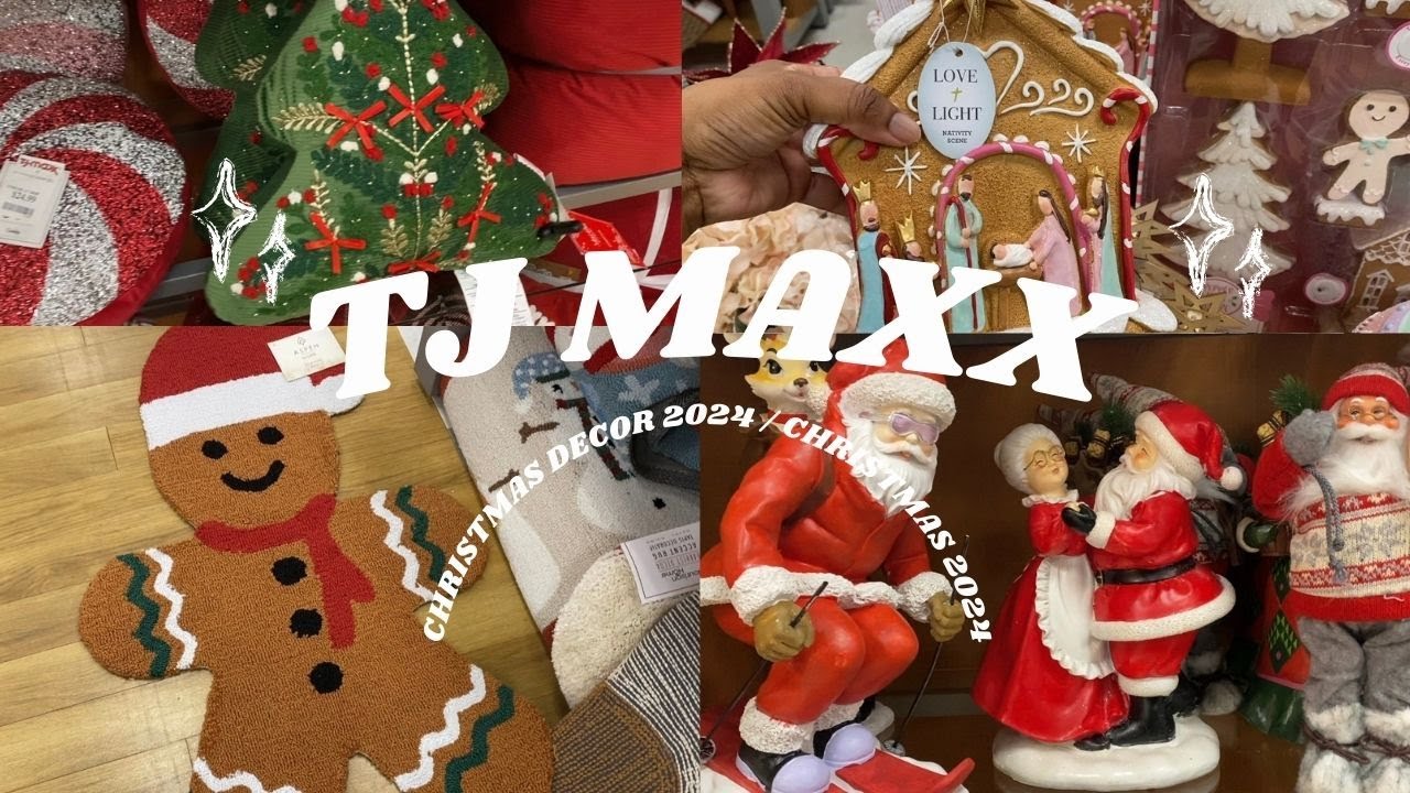 TJ MAXX CHRISTMAS SHOPPING 2024 | CHRISTMAS DECOR, GIFT IDEAS 2024 | 2024 TJ MAXX SHOP WITH ME