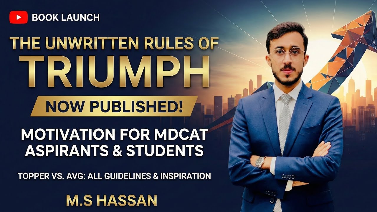 Alhamdulilah finally book  is published | recommended for mdcat aspirants and other students | must 