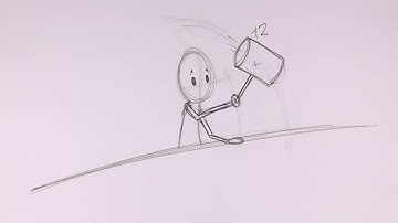 Animation Cycle of a character hammering a Nail - Mark Adaka