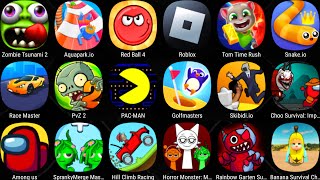 Roblox,Tom Time Rush,Spranky Merge Master,Choo Survival,Aquapark.io,Rainbow Garten Survivor,Snake.io screenshot 5