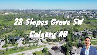 28 Slopes Grove SW Calgary | Gated Community | 0.45 ac Lot | 5,000 sqft Living Space 