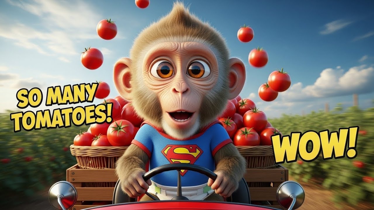 Kiki Monkey Harvests Tomatoes on the Farm | Cozy Daily Life – Kiki Monkey Daily Adventure
